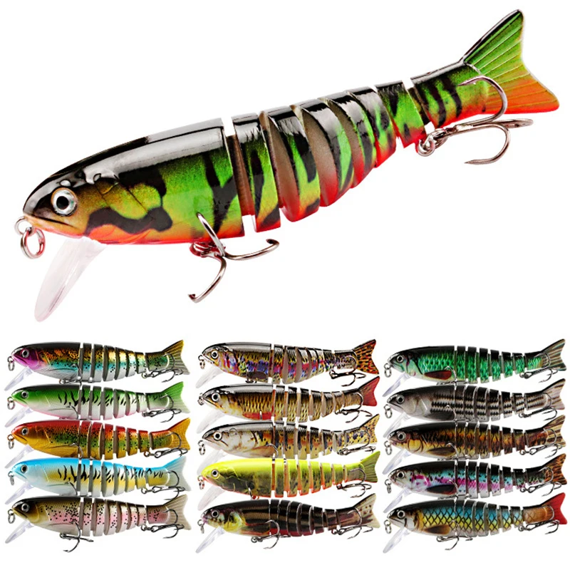 

New Multi-Section Lures 17g Bionic Swimbait with Hook Artificial Fishing Lure Minnow Fake Bait Wobbler Hard Baits Fishing Tackle