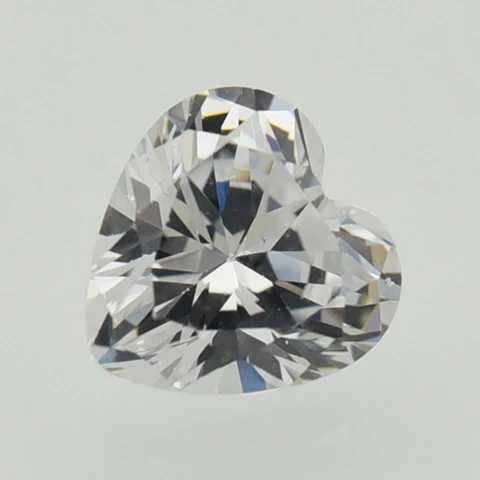 Кубический цирконий, сердце, 18 цветов, 3-12 мм