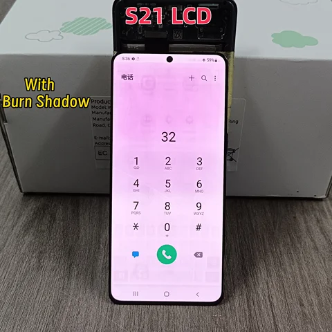 120 Гц для Samsung Galaxy S21 5G Super AMOLED экран дисплея G991F G991U G991B/DS G990F ЖК-дисплей сенсорный экран, с дефектом