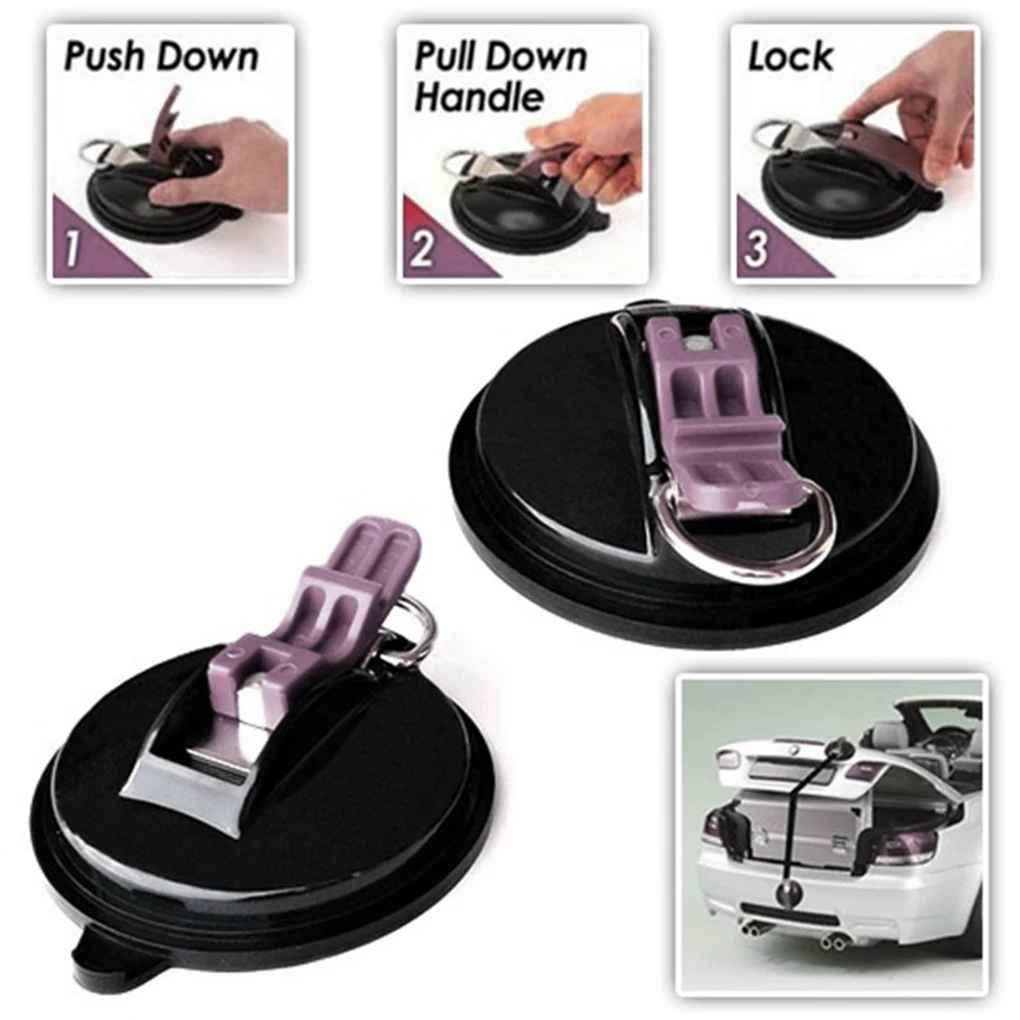 

Car Tent Suction Cup Camping Side Awning Anchor Portable Mount Tent Sucker for Outdoor with 2pcs Hooks