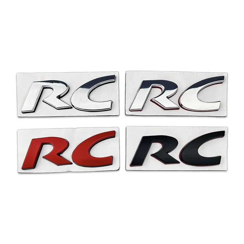 Металлическая эмблема кузова автомобиля наклейка на задний багажник для VW RC Logo