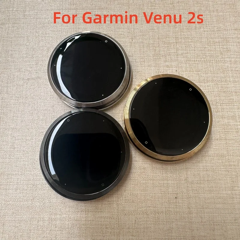 Фото Оригинальный сенсорный экран-дигитайзер для Garmin Venu 2S, замена LCD-дисплея в сборе для ремонта экрана смарт-часов №1