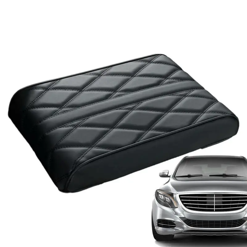 

Car Leather Center Console Protector Auto Center Console Pad Cover Waterproof Arm Rest Cover Pad Protects And Boosts Center