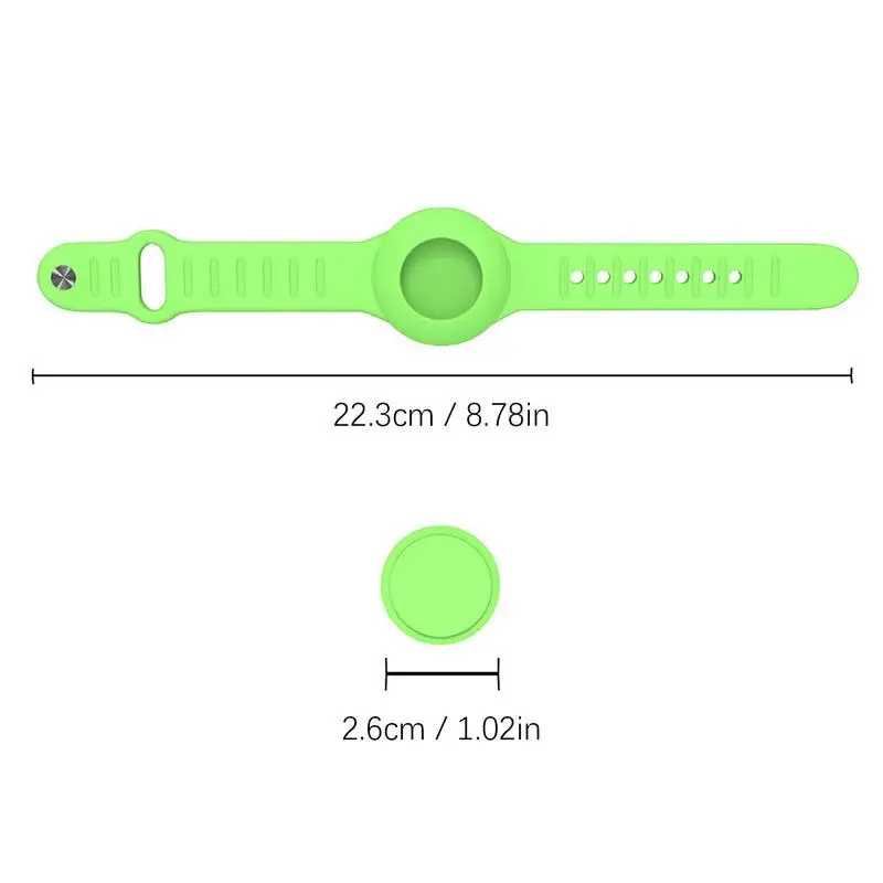 Soft Silicone Wristband 22.3cm Long Soft Adjustable GPS Holder Watch Bracelet Waterproof Wristband Anti-Lost Children Bracelet images - 6