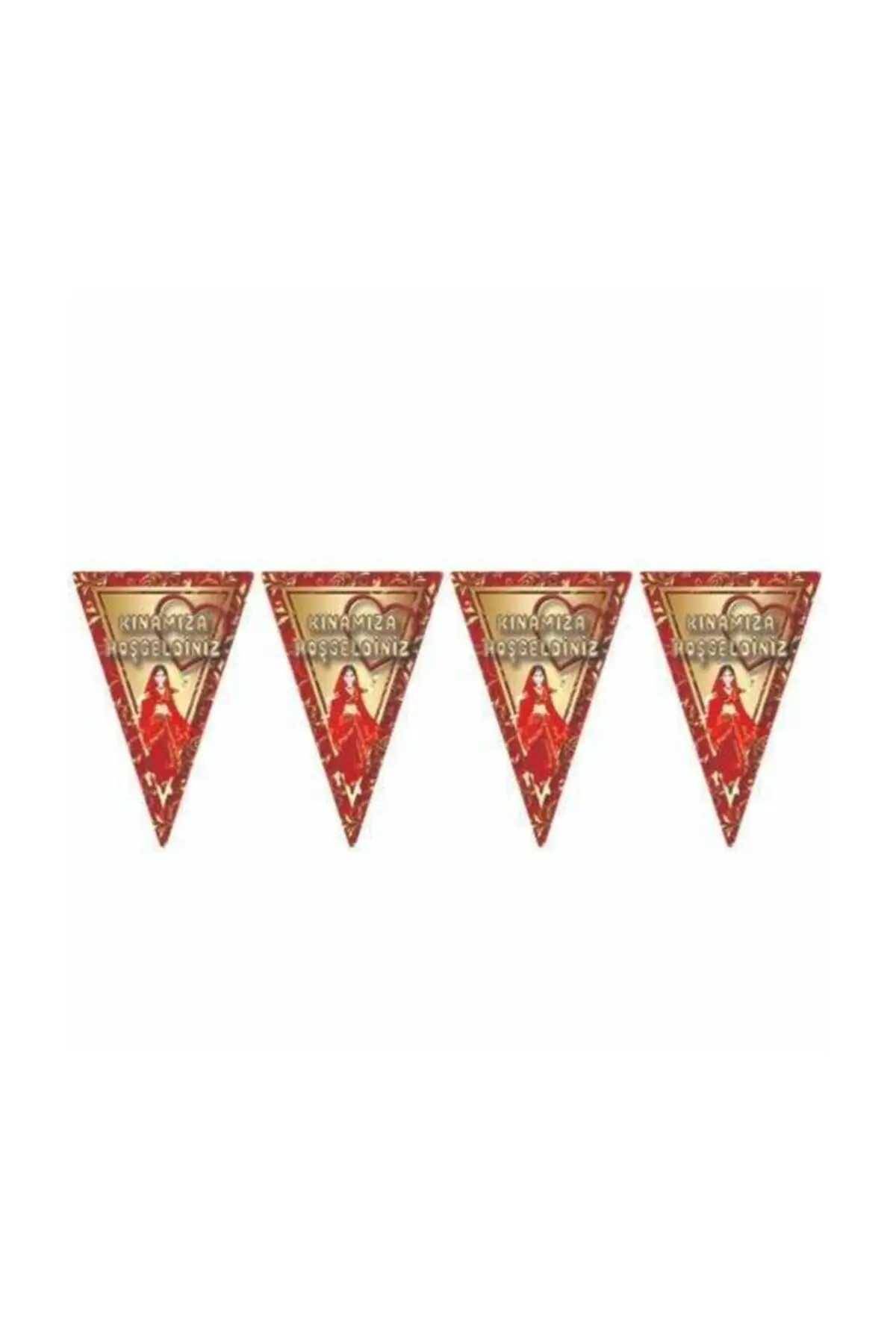 

Streamer Knamza Welcome 2 metre 10 Flag henna bride veil welon
