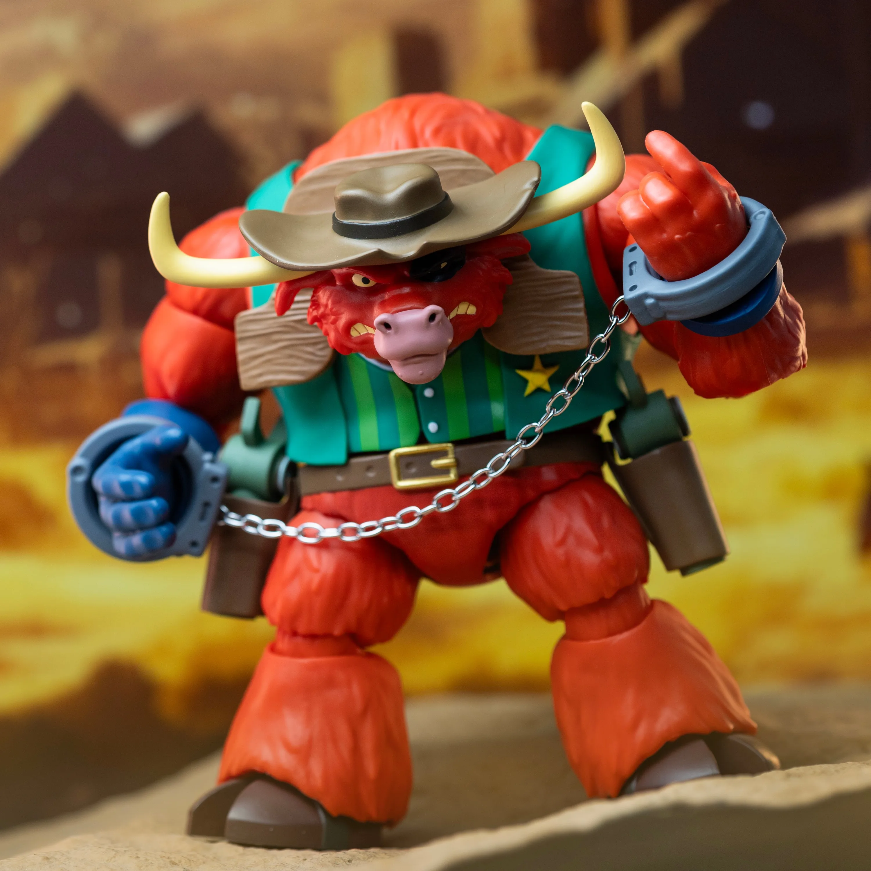 Фото Фигурка Cowboy Wave 1, оригинальная Коллекционная модель Terrobull Marshall Moo Kate Male Warrior, полный набор Nacelle, игрушка, декор, подарок №5