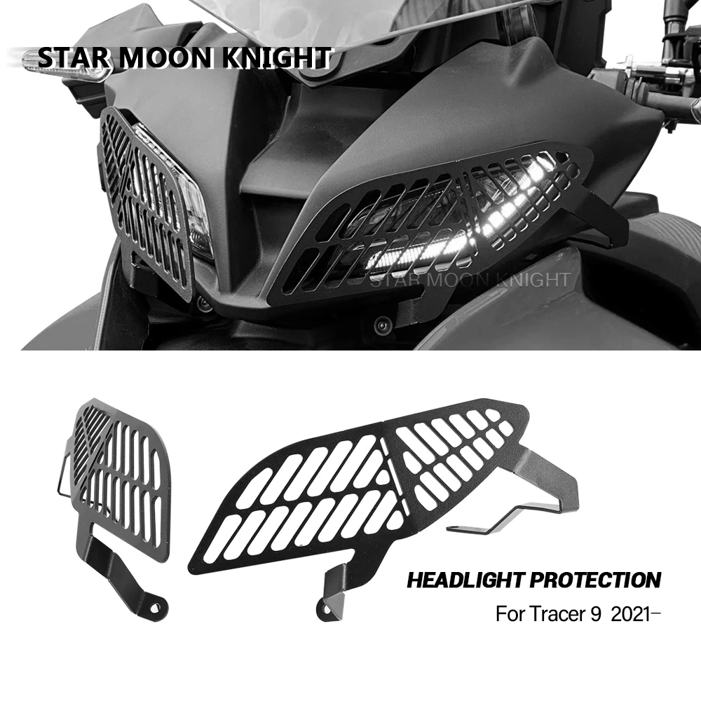 

Motorcycle Accessories For Yamaha Tracer 9 Tracer9 GT 2021 2022 - Headlight Guard Protector Cover Protection Grill