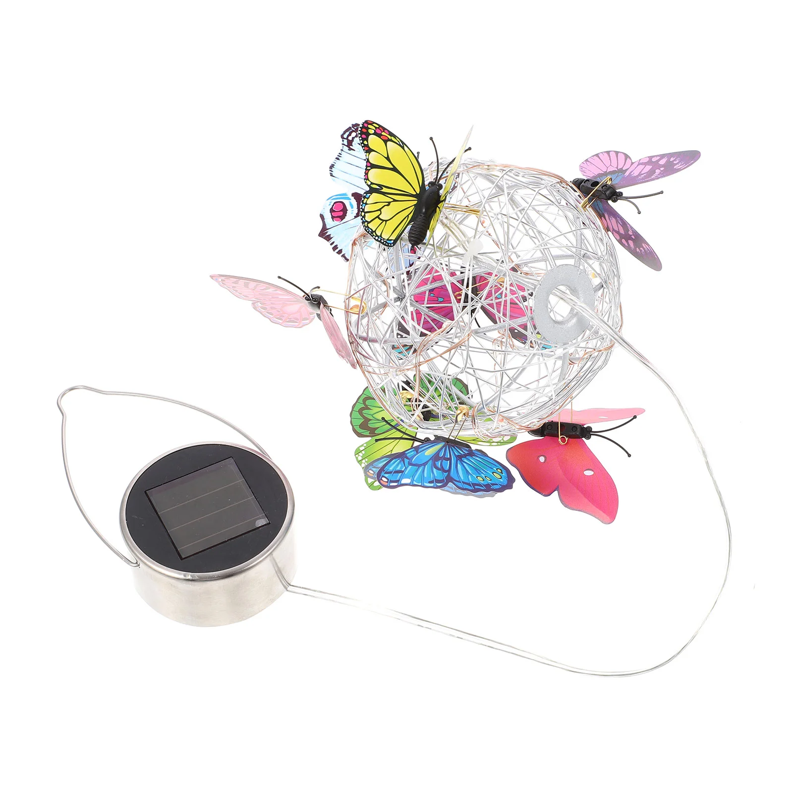 

Solar Butterflies Hanging Light Delicate Outdoor Hanging Lamp Garden Yard Decoration Solar Powered Light Outdoor Solar Light