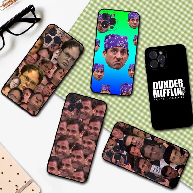 

Michael Scott The Office Funny Humor TV Phone Case For iPhone 14 13 12 Mini 11 Pro XS Max X XR SE 6 7 8 Plus Soft Silicone Cover