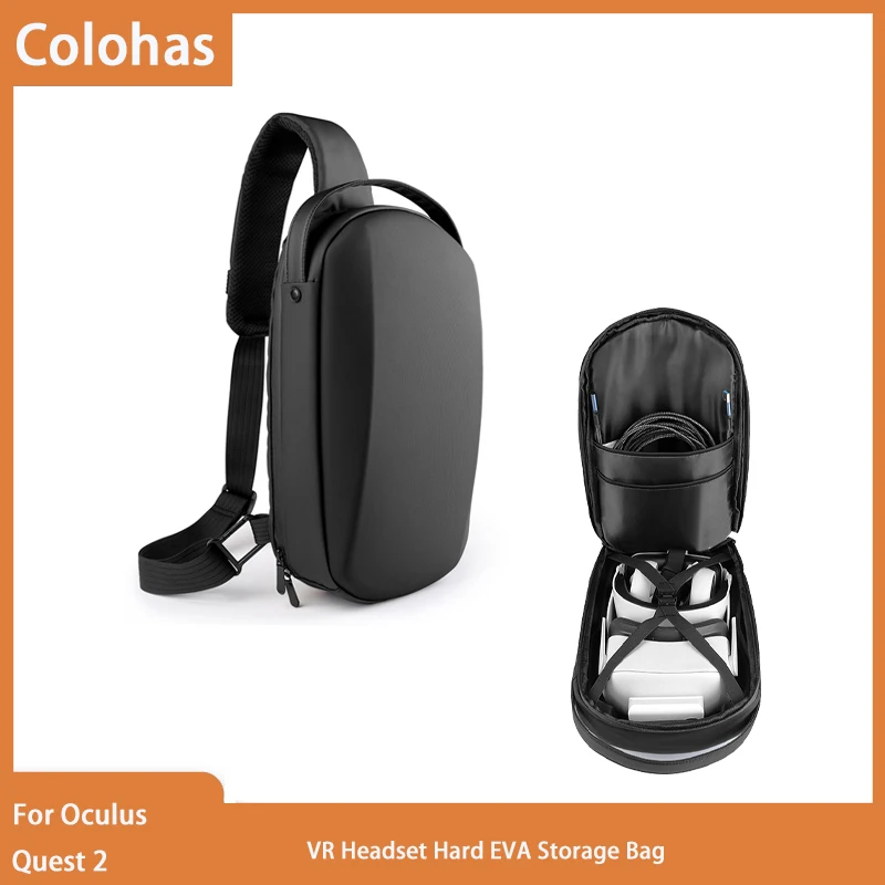 

Чехол для гарнитуры виртуальной реальности для Oculus Quest 2, водонепроницаемый чехол для переноски, коробка для хранения виртуальной реальности, защитная сумка для игрового контроллера, аксессуары для виртуальной реальности