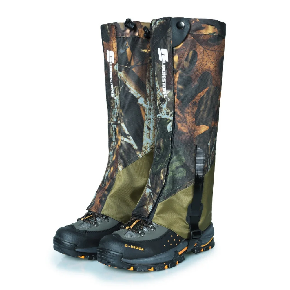 

2 Pcs Camouflage Snake Gaiters Waterproof Shoe Covers Hiking Camping Snake Anti-Bite Leg Warmmers Sport Sport