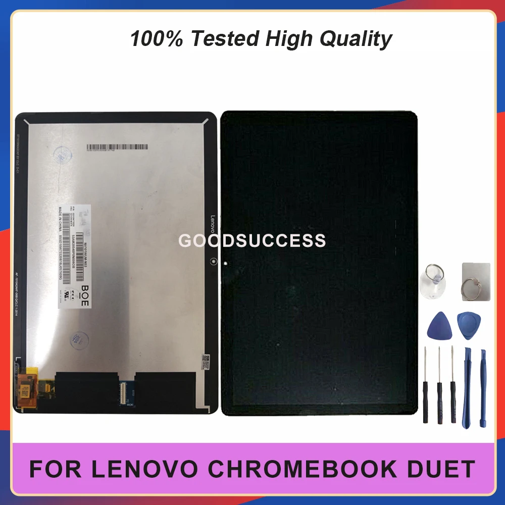 

Original 10.1'' For Lenovo Chromebook Duet CT-X636 LCD Display Touch Screen Digtizer Assembly CT-X636F CT-X636N X636 Free Tools