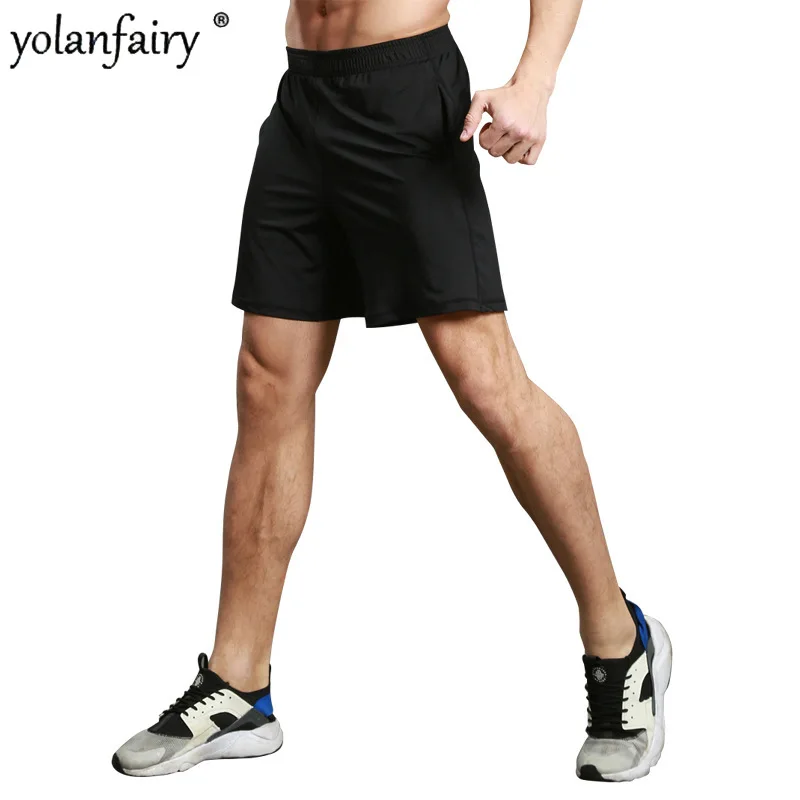 

2022 Summer Sports Short Pants Men Classic Gym Running Shorts Men Breathable Training Shorts Drawstring Pockets Quick Dry Shorts