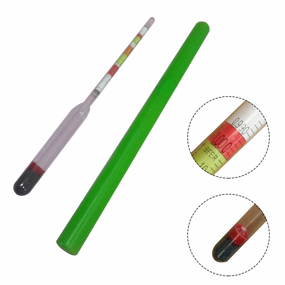

New 3 Scale Hydrometer Tester Home Brew Wine Beer Cider FP Triple Scale Hydrometer For Home Brew Wine Beer Alcohol Testing