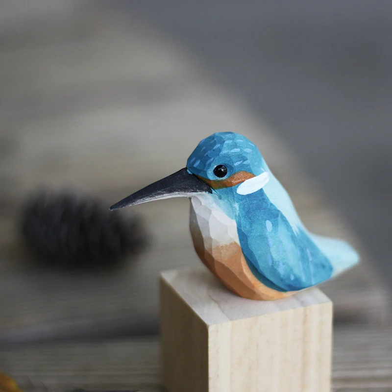 

Nordic Style Wooden Bird Figurine Home Decor Craft Garden Desktop home decoration accessories modern home decor