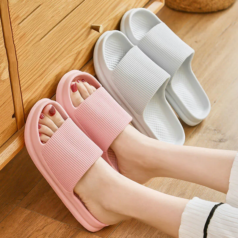 

Comemore Summer Home Slippers Comfortable Woman Chunky Sandals Women Soft Sole EVA Indoor Slide Cloud Slipper Bathroom Chinelos