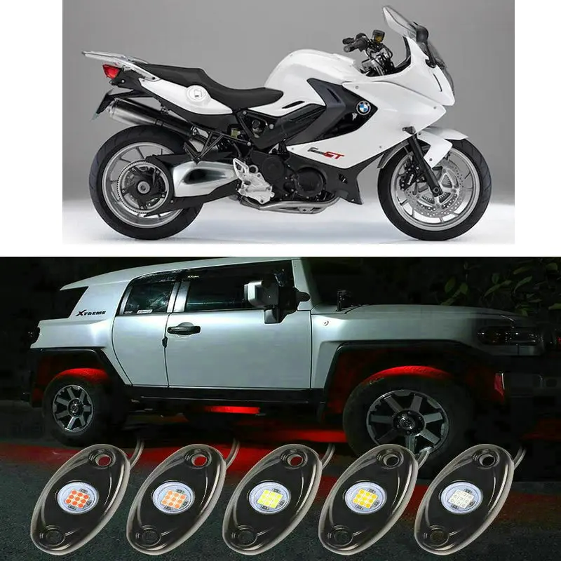 4 шт. автомобильные аксессуары Автомобильные светодиодные шасси для Bmw f800gt r850r