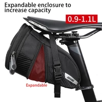 ultralight mountain road saddle bag bicycle tail bag folding rear seat bag waterproof storage cushion panniers cycling equipment