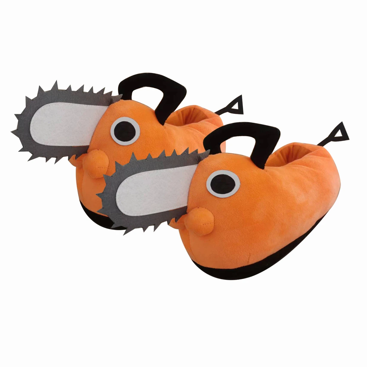 

Chainsaw Man Pochita Plush Slipper Pochita Women Chainsawman Shoes Adult Orange Dog Stuffed Soft Toy Plush Slippers For Friend