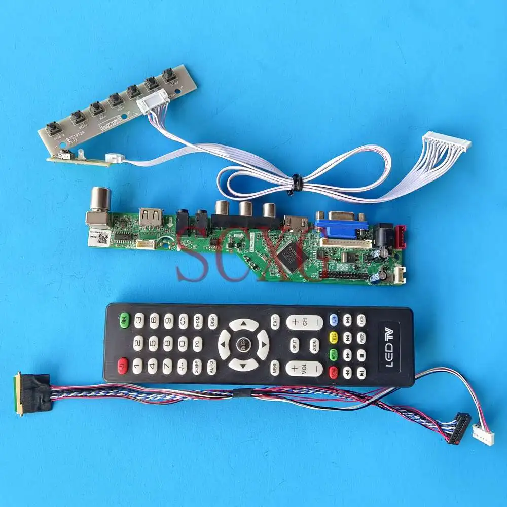 

Плата драйвера экрана для B173RW01 V4, комплект «сделай сам», 17,3 дюйма VGA AV USB HDMI-совместимый 40-контактный LVDS планшетный ПК 1600 900 TV аналоговый сигна...