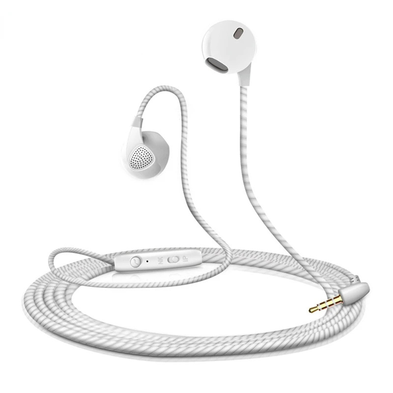 

In-Ear Wired Earphone 3.5mm Earbuds Earphones No bluetooth Headphone Music Sport Headset with Microphone