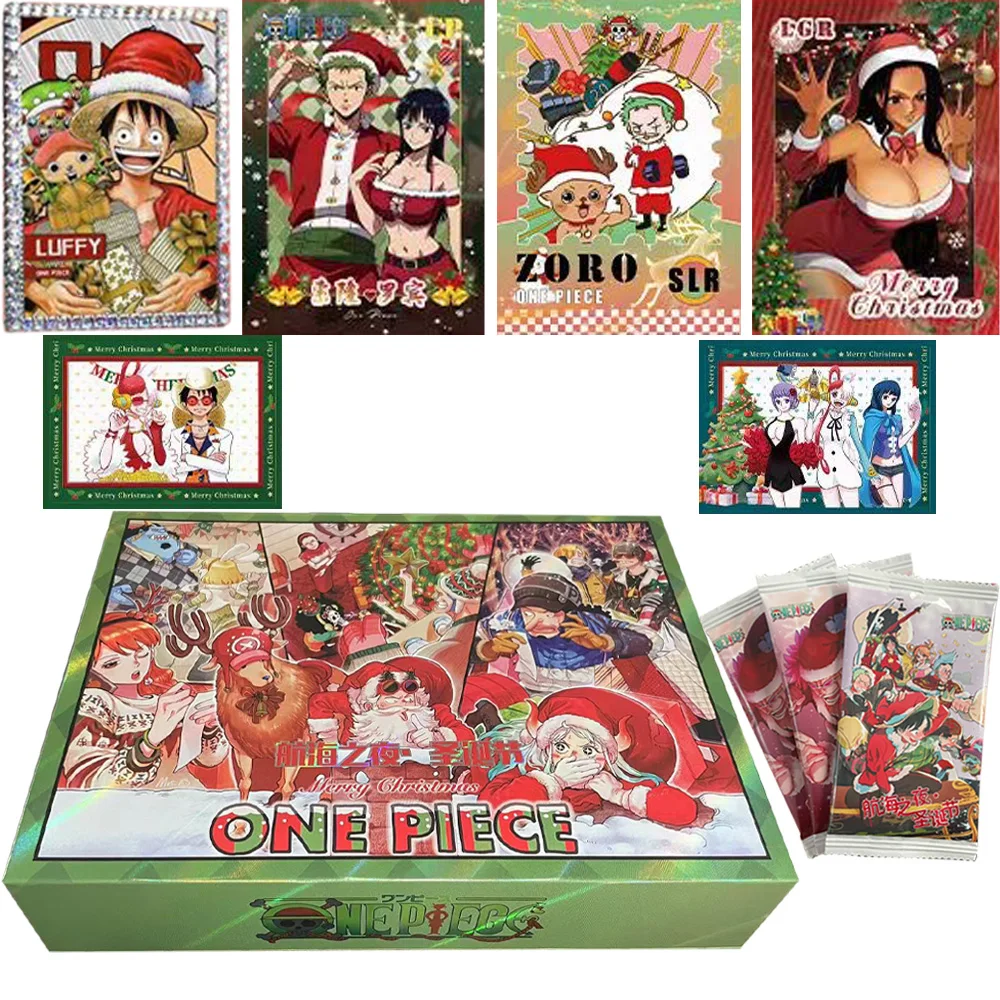 Рождественская цельный Луффи карточка японский аниме периферийная Ограниченная