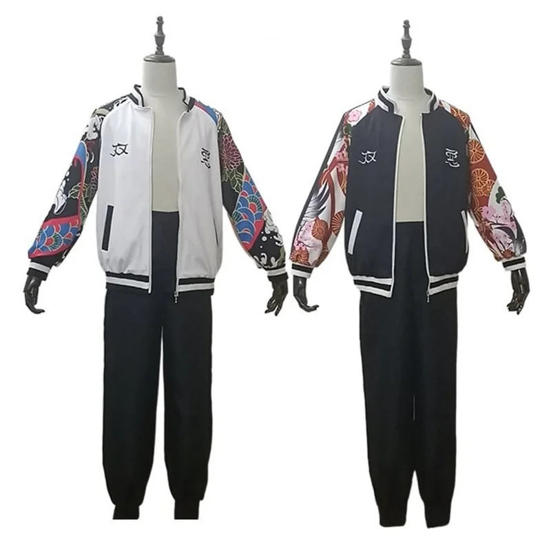

Tokyo Revengers Printed Jacket Uniform Harajuku Kawata Nahoya Kawata Soya Men's Zip Coat Autumn Sweatshirt Hoodie