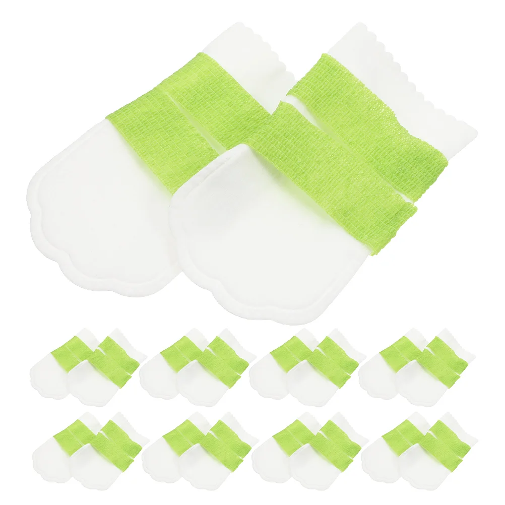 20 шт. одноразовая обувь для собак непромокаемые сапоги защитные