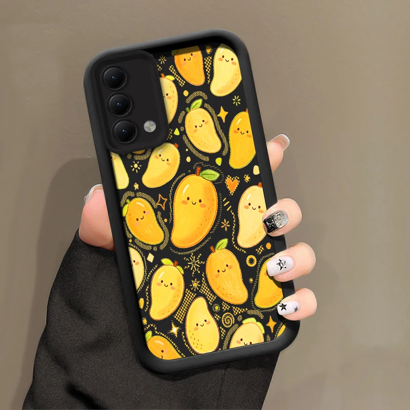Фото Чехол для телефона с принтом манго для Infinix Camon 50 40 Pro 30 Spark 6 Go 1 2024 40C Pova 9 7 Ultra 6 Neo, матовый силиконовый мягкий чехол №4