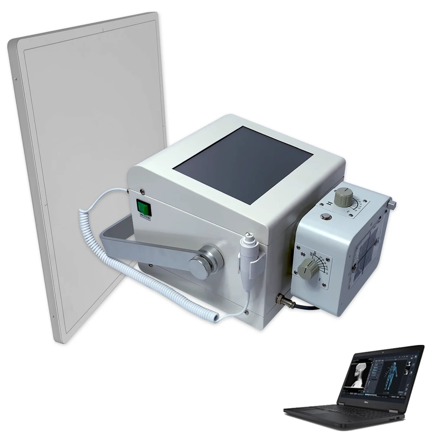 

Newheek 100mA digital xray machine mobile digital xray machine for X-ray digital imaging