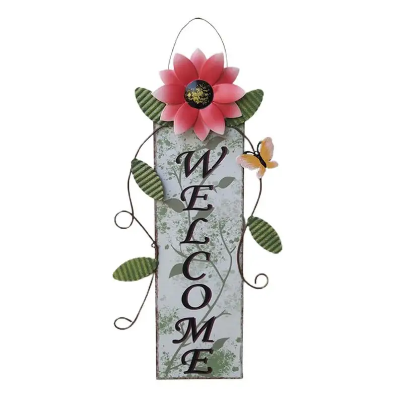 

Seasonal Door Sign Multiuse Metal Door Banners Great Ornament For Spring Summer Fall All Seasons Holiday Halloween Christmas