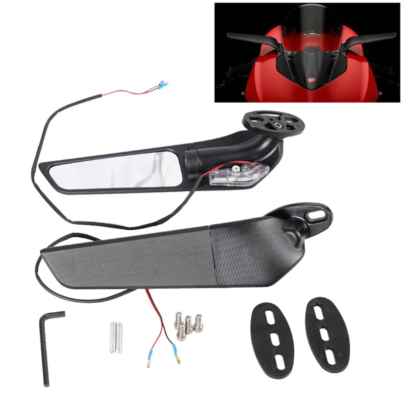 

2 шт., регулируемое вращающееся зеркало заднего вида для мотоцикла CBR250R CBR300R D0UC