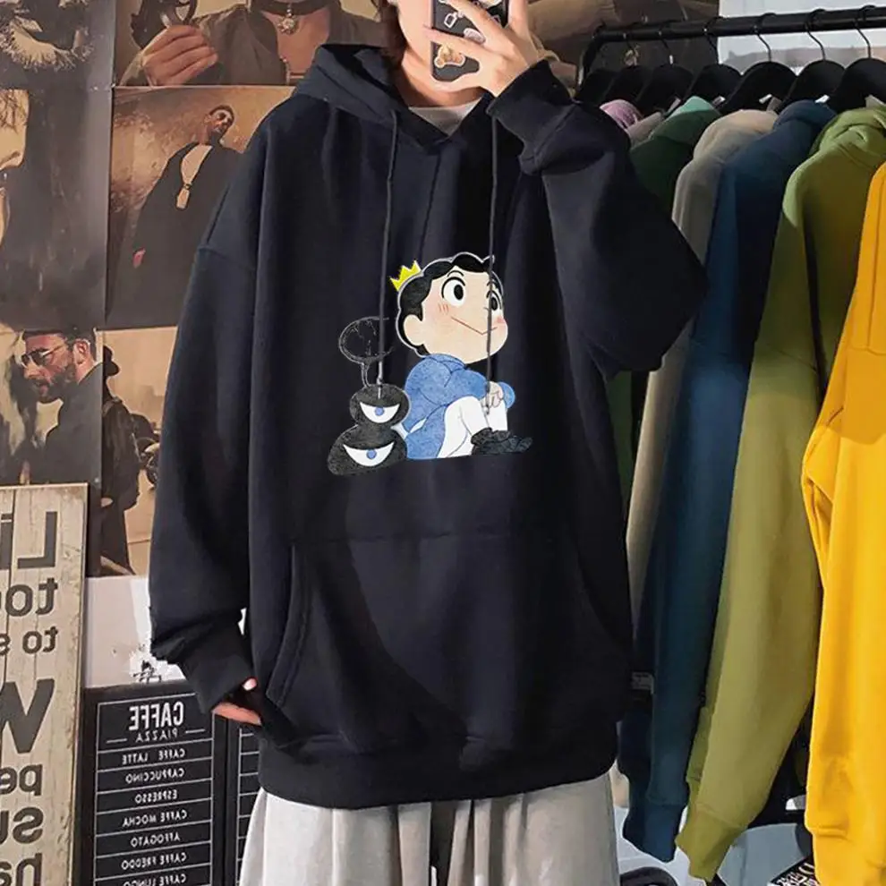 

Fashion Ranking of Kings Hoodies Women Anime Kawaii Bojji Kage Hooded Sweatshirts Oversized King Ranking Women's Hoodie