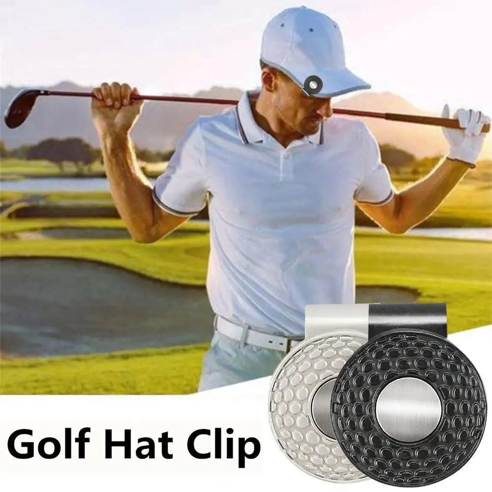 

Golf Ball Marker Hat Clip Golf Hat Clip Magnetic Metal Golf Accessories Corros Clips Golf With Golfer Court Sports Gifts W1Z8