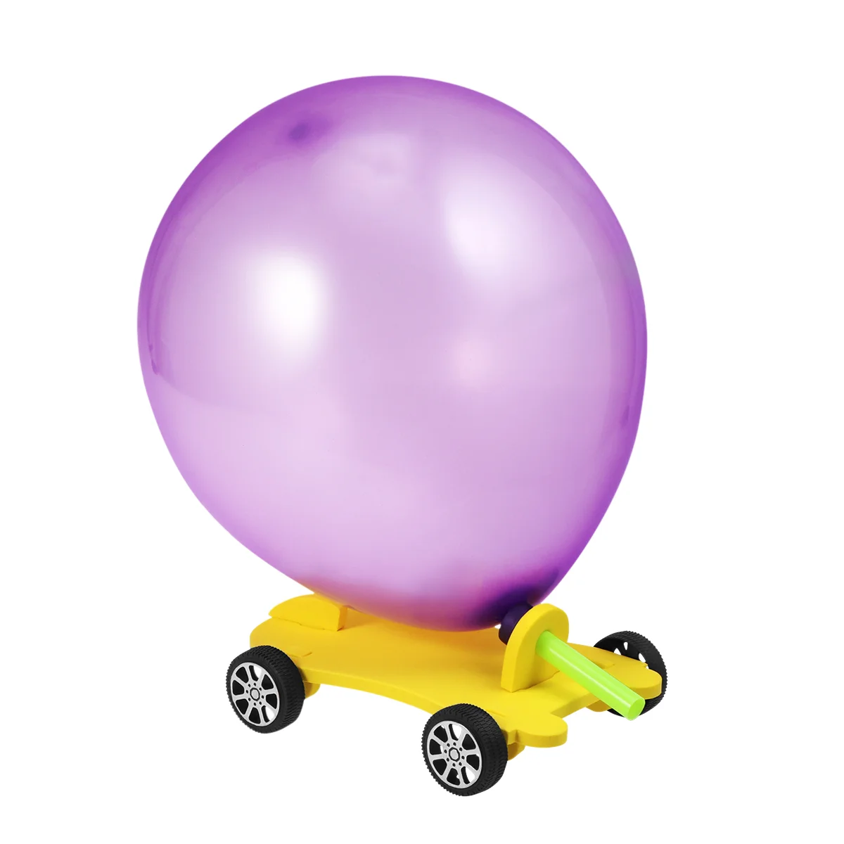 

1PC Model Balloon Powered Car for Kids Playing Education