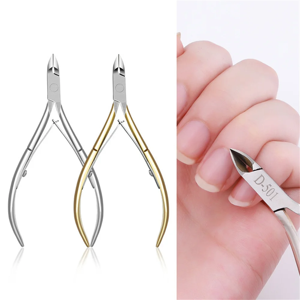

Nail Cuticle Nipper Scissors Stainless Steel Manicure Gold Sliver Clipper Dead Skin Remover Pedicure Eagle Beak Pliers