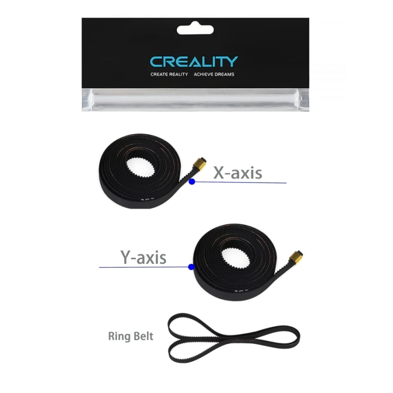 Фото Официальный комплект синхронного ремня Creality Ender 3 V3 KE X + оси Y и кольцевой синхронный ремень, комплект синхронного ремня для Ender 3 V3 KE №1
