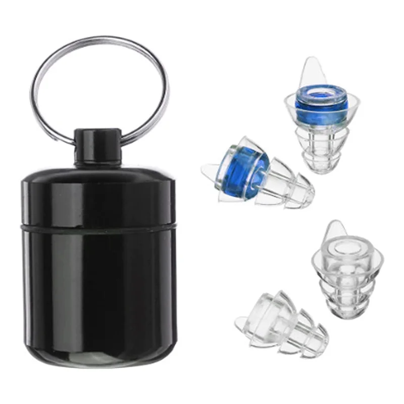 2-парные высококачественные концертные беруши с фитлером защита слуха для