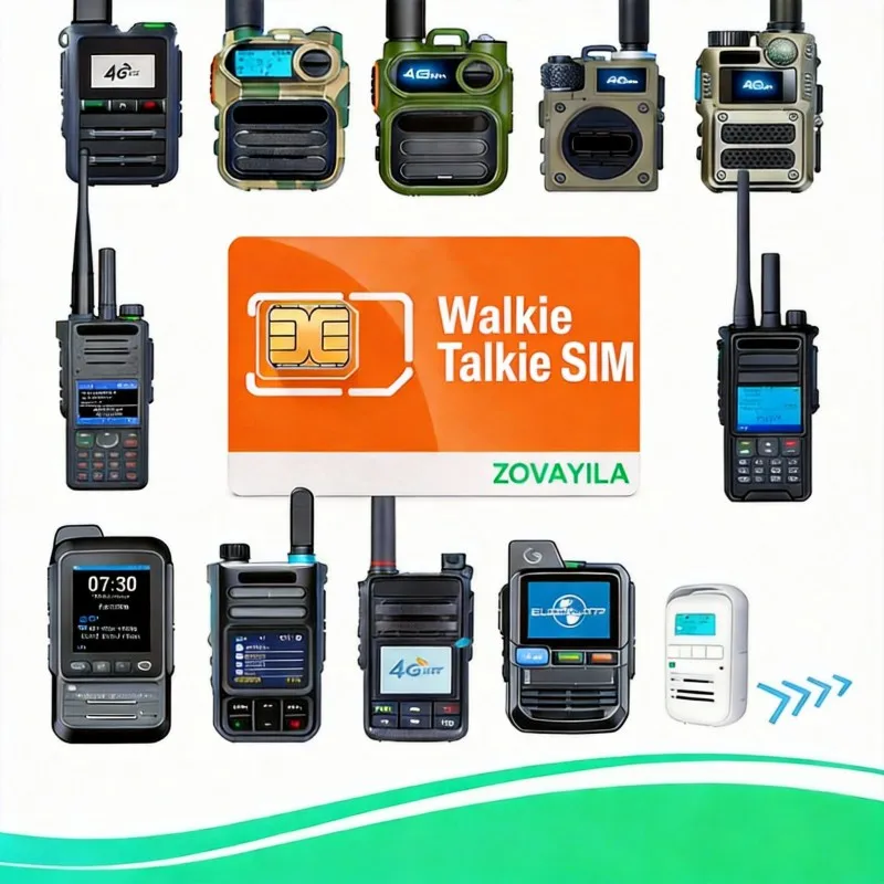Фото SIM-карта для рации, без абонентской платы и контракта, 4G LTE M2M, 300 МБ/30 дней для радиостанций ZELLO POC K300, ZOVAGOLO СЕВЕРНАЯ АМЕРИКА №2
