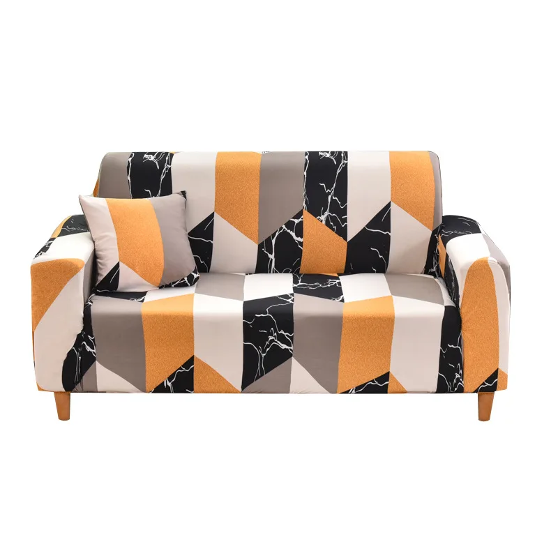 

Цветной эластичный чехол для дивана, всесезонный чехол для дивана, полноразмерный чехол для дивана, чехол для подушки