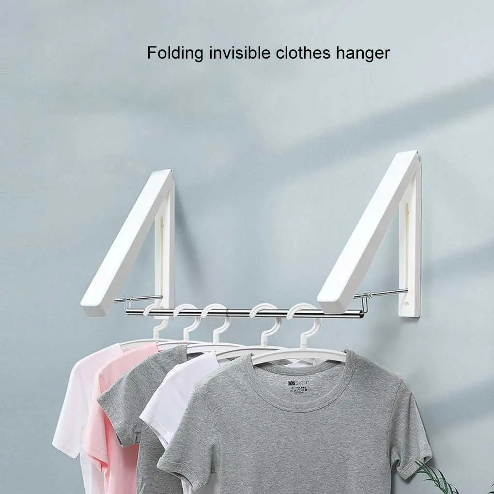 

Настенная вешалка, выдвижные многофункциональные вешалки для одежды, складная легко устанавливаемая стойка, кухонный держатель, органайзе...