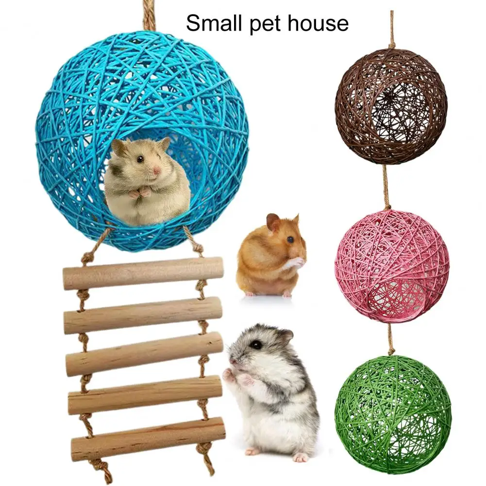 

Hamster Nest Practical Easy to Clean Large Space Pet Supplies Squirrel Hammock Hamster Hanging Nest
