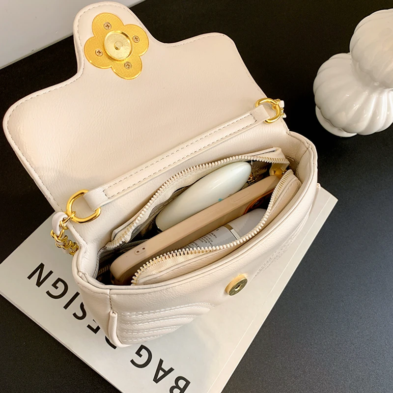 2023 Summer Mini Crossbody Bags Women Leather Purses and Handbags Diamonds Chains Shoulder Bag Cute Girls Bag Sac A Main Femme