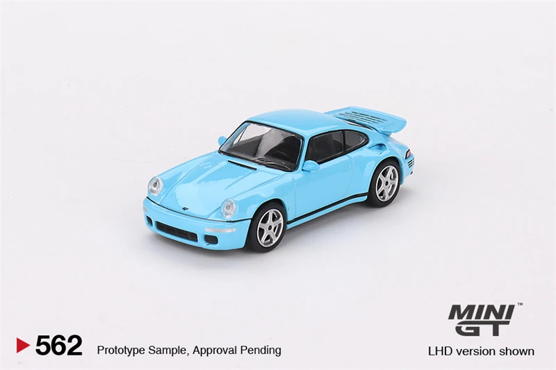 

MINI GT 1:64 RUF CTR Anniversary Bayrisch Himmelblau LHD Diecast Model Car