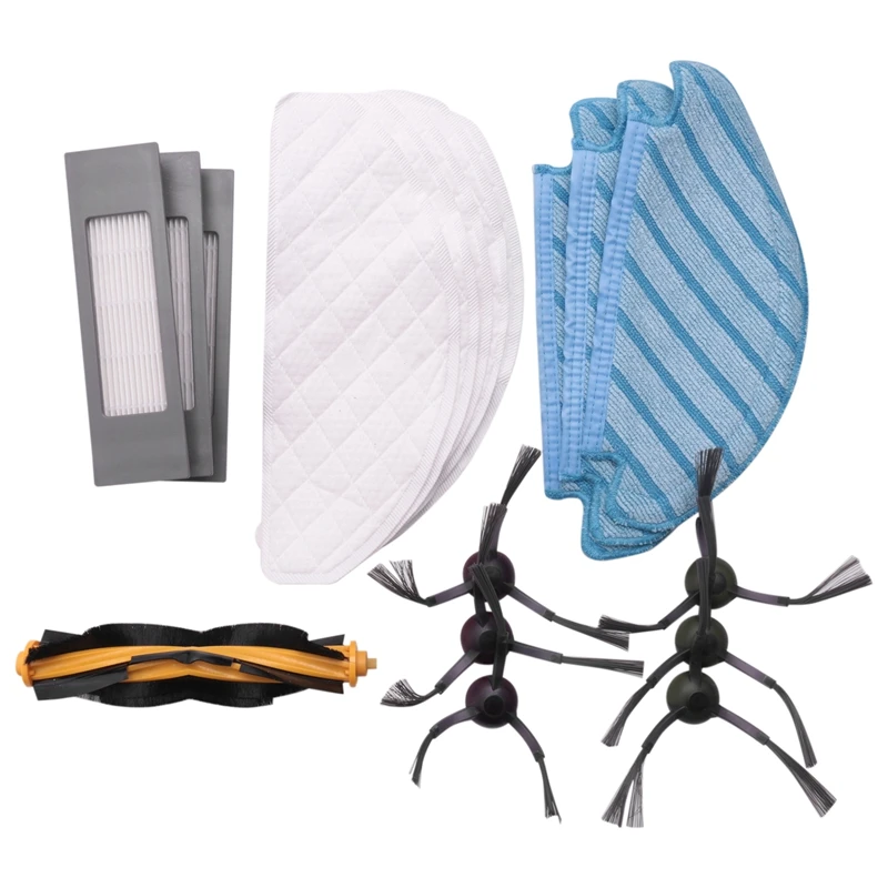 

Filter Brush Mop Cloth Set For Ecovacs Deebot Ozmo T8 Vacuum Cleaner Parts For Floor Cleaning