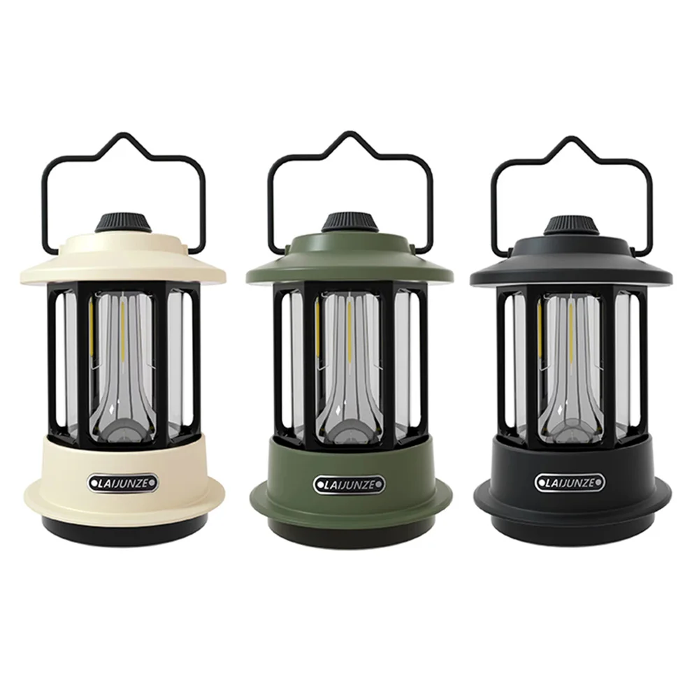 

LED Retro Camping Light Searchlight Multifunctional Outdoor Camping Light Led Portable Tent Light Camp Light