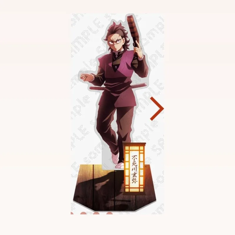 Фото Demon Slayer: Kimetsu No Yaiba акриловая фигурка-подставка Tsuyuri Kanawo Kanroji Mitsuri аниме периферийные театральные версии орнамент №4