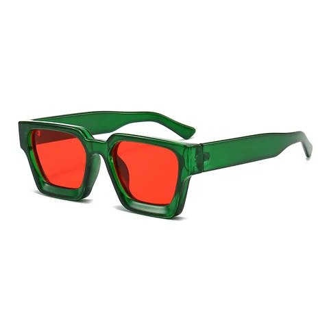 Женские и мужские темные очки SHAUNA, квадратные солнцезащитные очки в стиле ретро, UV400