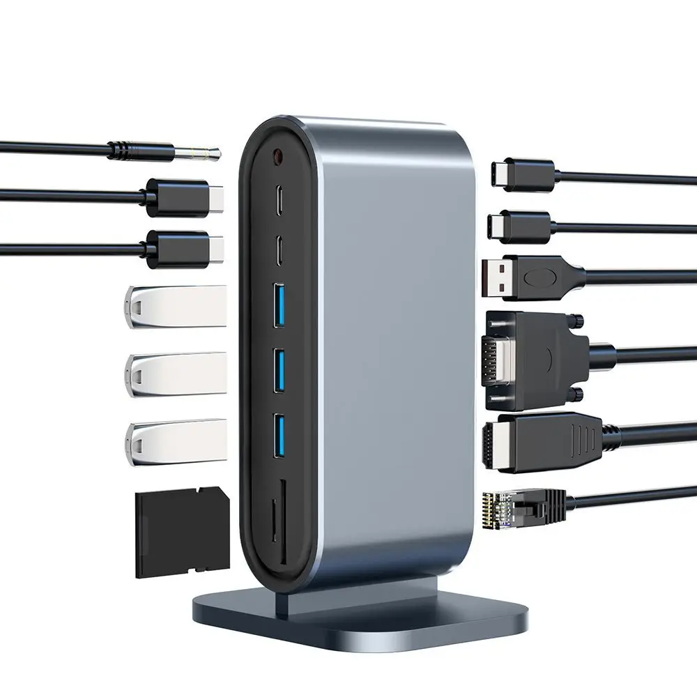

Вертикальная док-станция типа C, USB 3,0, USB 100, Вт