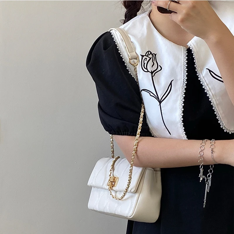 

designer bag lambskin bag bag for women Linding Chain Bags Slipbbing Bag bolda transversal feminina designer bags luxury